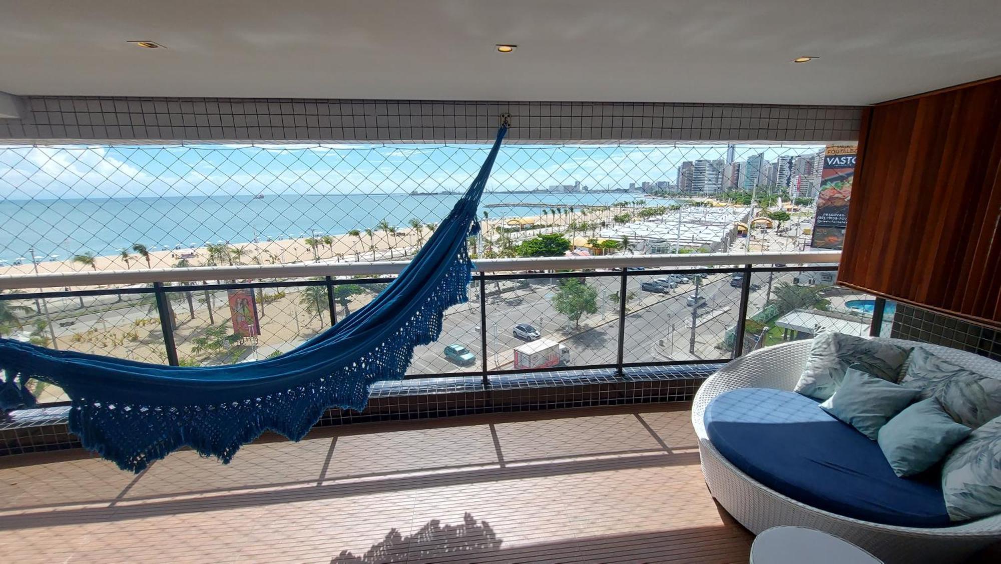 Apartmán Ed Landscape 3 Quartos Frente Mar Fortaleza  Exteriér fotografie